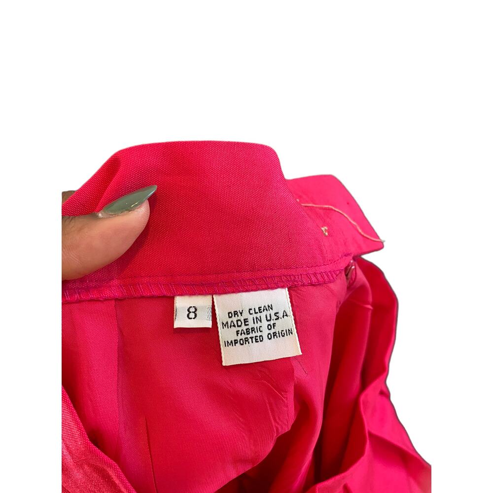Christian Dior Vintage Business Career Office Work Minimalist Pink‎ Suit Size 8 - Picture 5 of 14